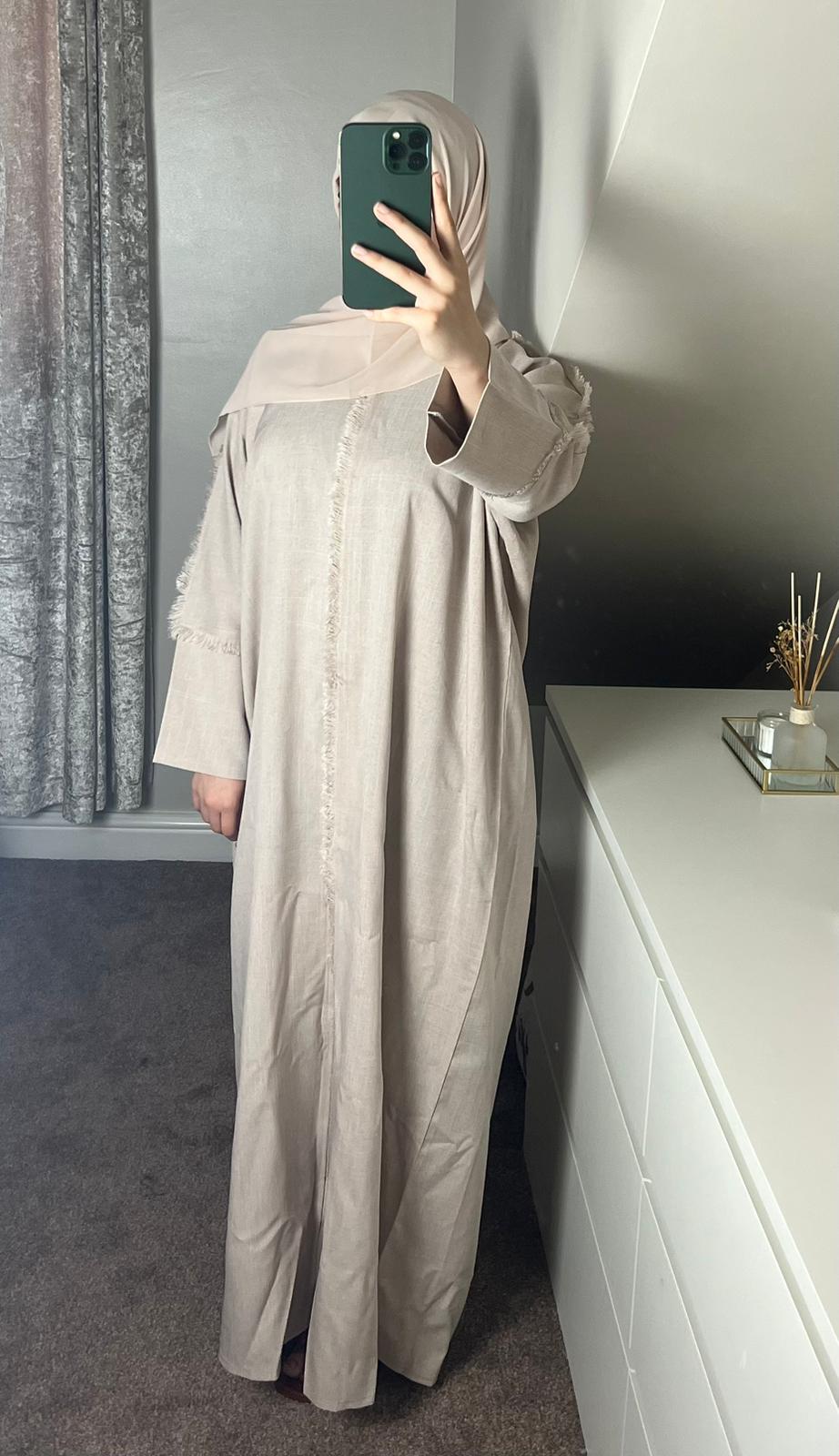 abaya LENA | لينا - CREAM