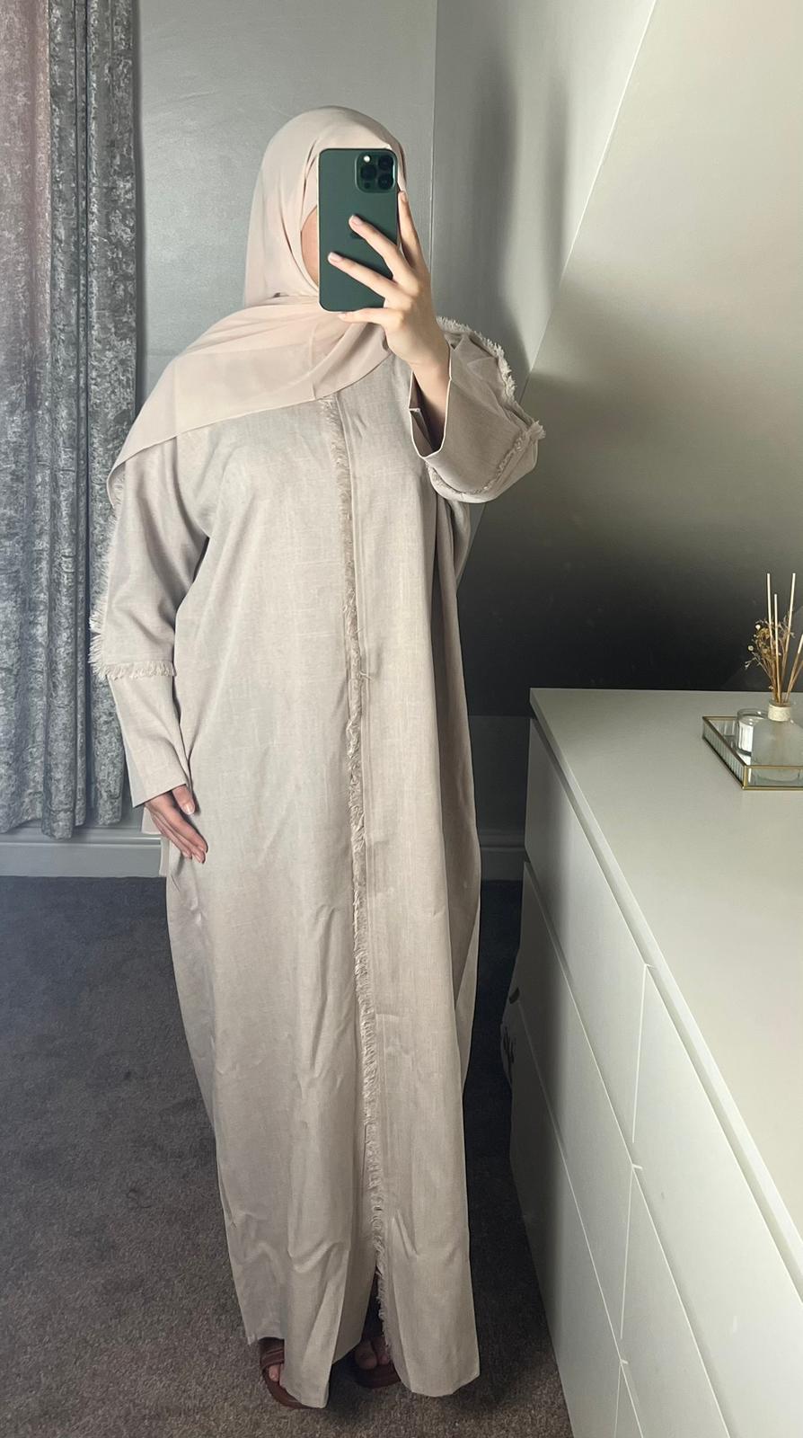 abaya LENA | لينا - CREAM