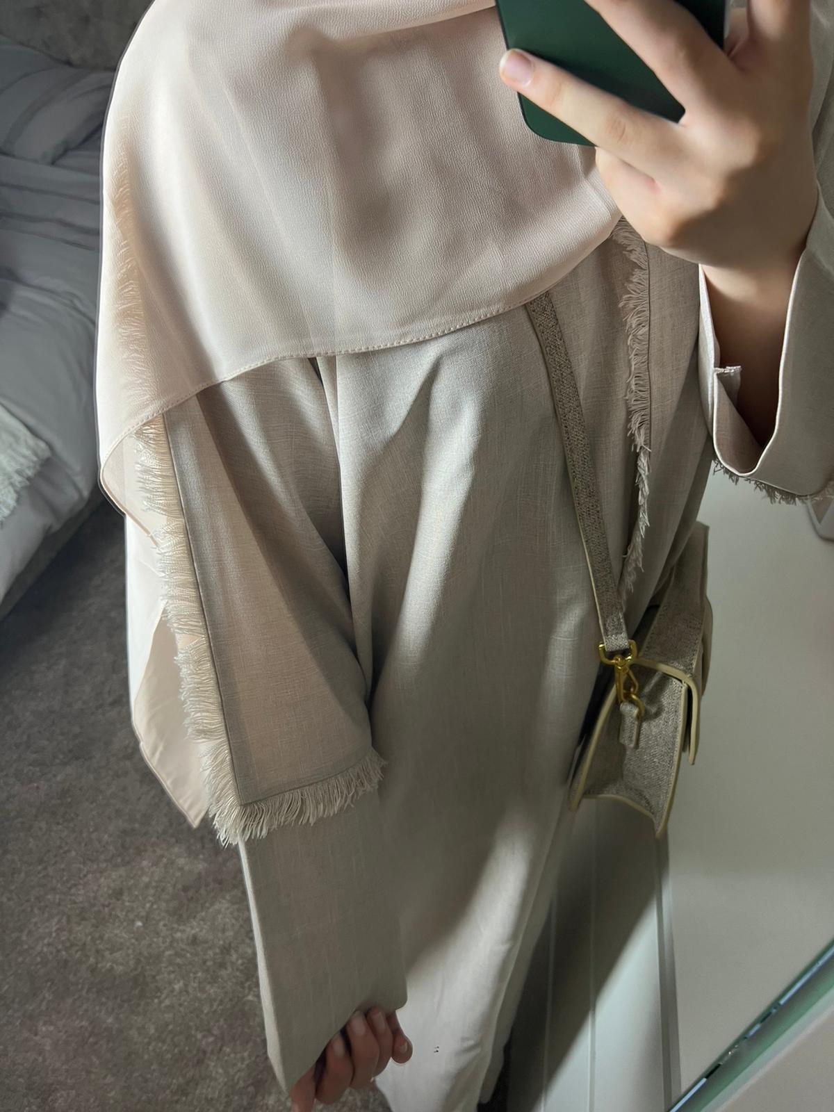 abaya LENA | لينا - CREAM