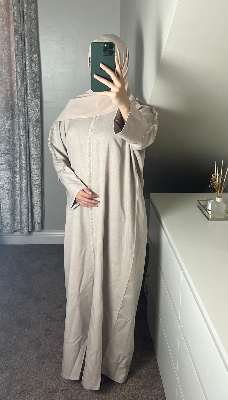 abaya LENA | لينا - CREAM