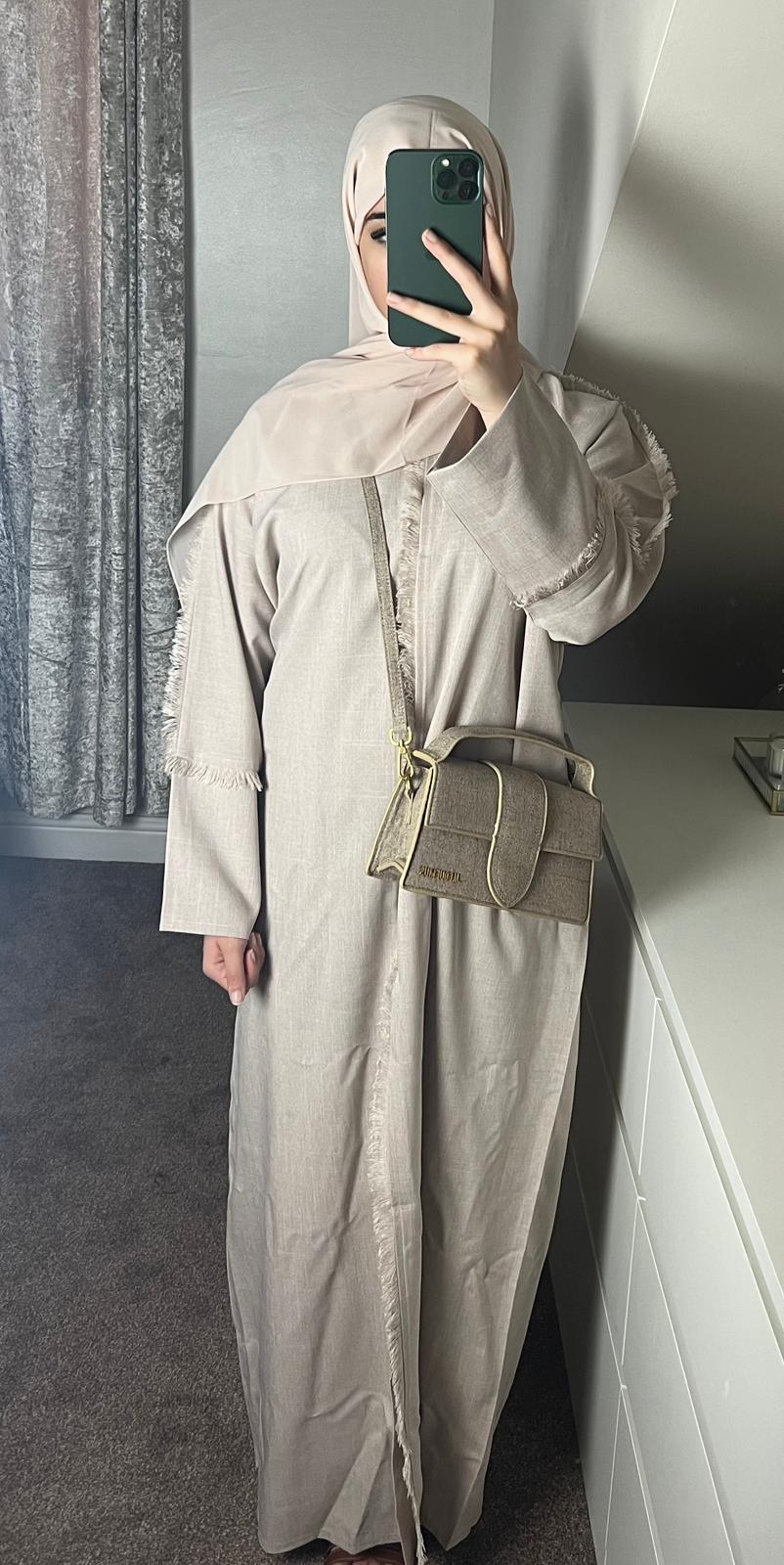 abaya LENA | لينا - CREAM