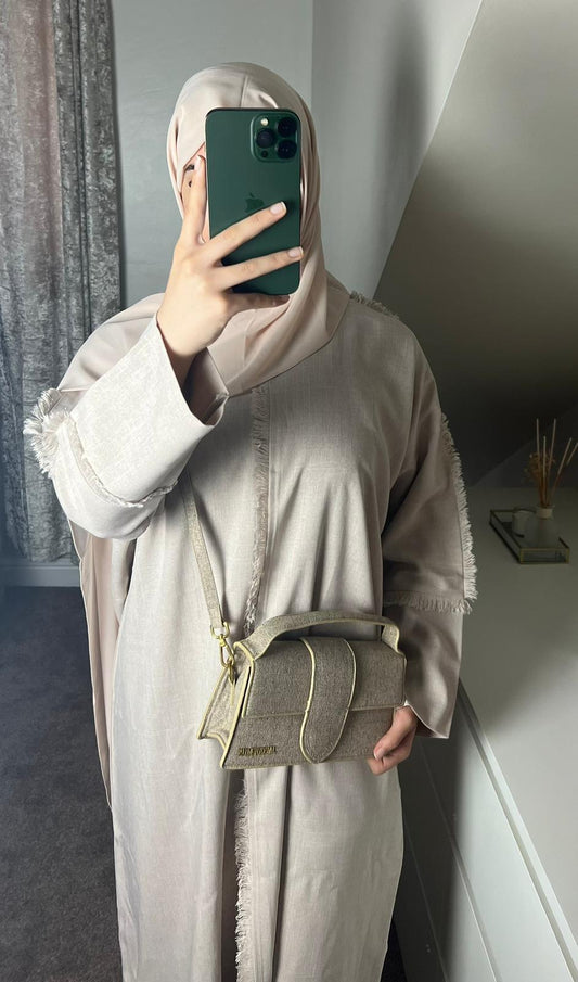 abaya LENA | لينا - CREAM