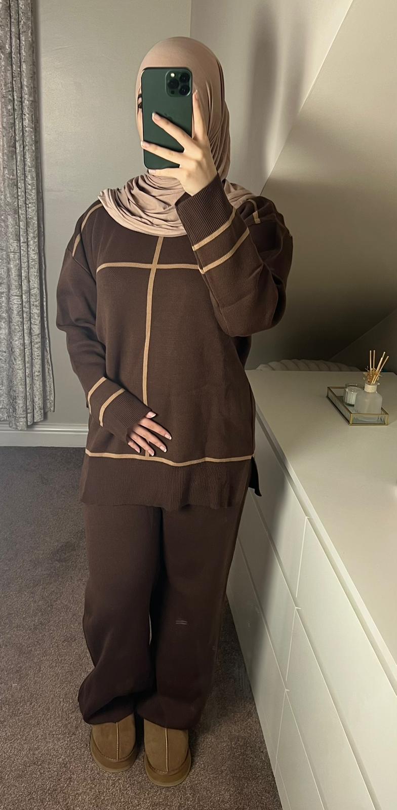 Brown Co-Ord - (One Size)